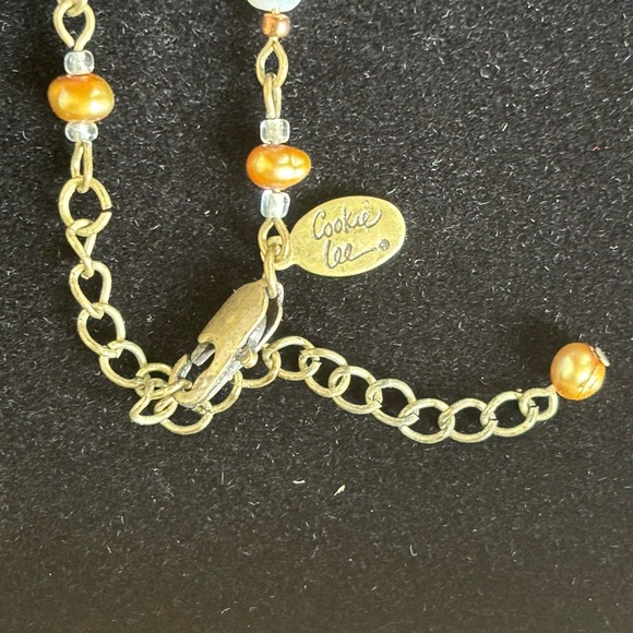 Cookie Lee- vintage necklace. 12” - Picture 5 of 6